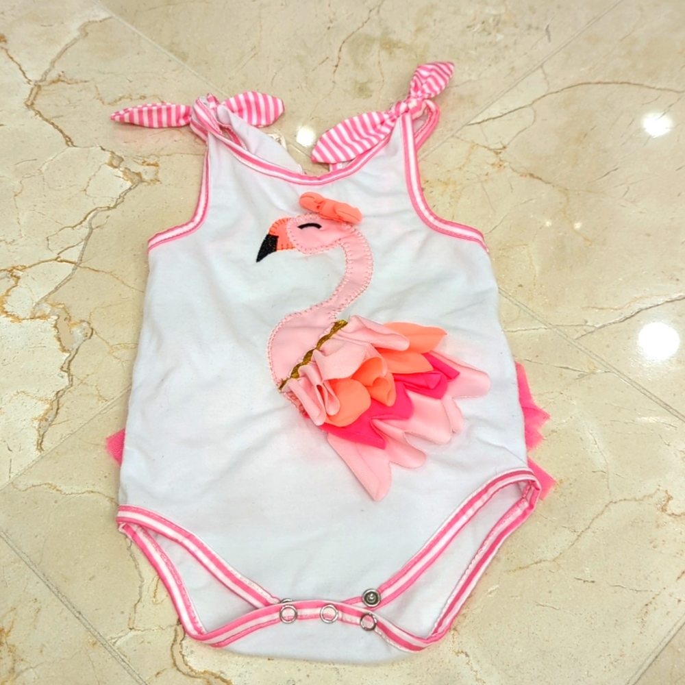 Flamingo onesie 80 centimeters